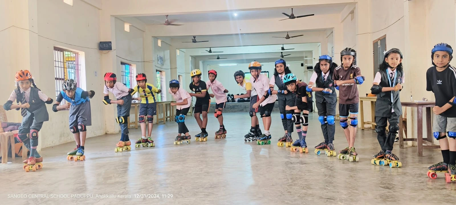 Sangeo Central School Paduppu activities skating
